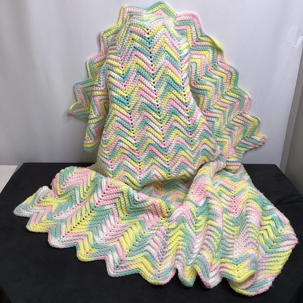 Hand Crocheted Baby Afghan